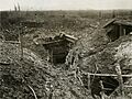 Official Photographs taken on the Front in France - A German front line trench before Gommecourt (15560801016)