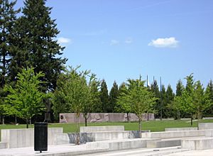 Oregon Korean War Memorial wide