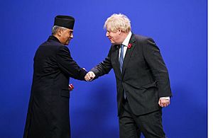 PM Deuba and British PM.