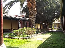 Patio (Claustro) del Monasterio Carmen Bajo San Rafael.