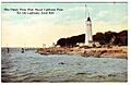 PostcardLighthouseSouthSideEastHavenCT
