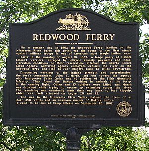 Redwood Ferry-Historical Marker