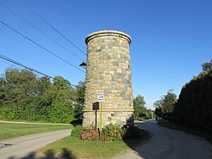 Remnant of Earles Court Water Tower, Narragansett RI