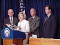 Republican Senators urge Tom Daschle to set a date for debate to establish a comprehensive energy plan for American families