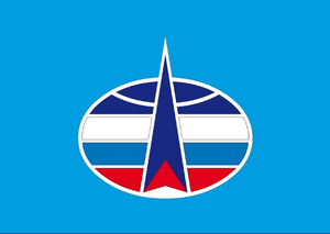 Russian military space troops flag