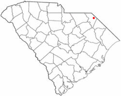 Location of Tatum in South Carolina