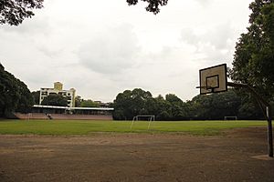 St. Vincent's High School football ground, Pune Camp by Faizan Ansari
