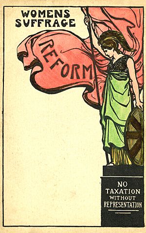 Suffrage Atelier postcard, c1909-1914 (38003316525)