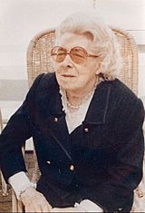 Suzanne Lilar in the 1980s