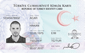 TR Nat ID Card Front