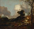 Thomas Gainsborough - Landscape with Stream and Weir - Google Art Project