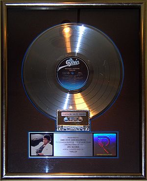 Thriller platinum record, Hard Rock Cafe Hollywood