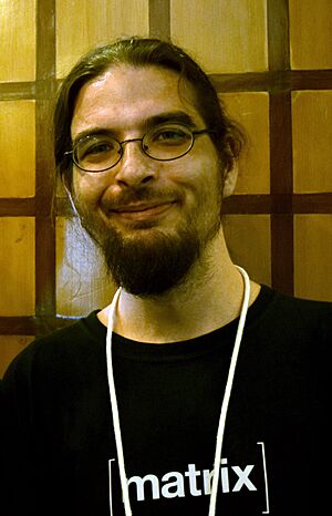 Timothée Giet at Swatantra 2017 in Thiruvananthapuram, Kerala, India