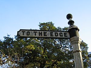 To The Edge sign, Alderley Edge