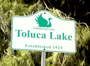 Toluca Lake sign