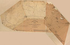 Topographical map, 1st Brigade, defenses north of Potomac, Washington, D.C. (West)