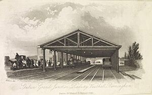 Vauxhall Station Birmingham 1837