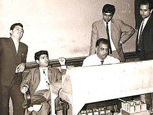 Waheed Murad and Sohail Rana in 1965