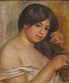 Woman Combing her Hair by Renoir, San Diego Museum of Art