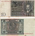 10 Reichsmark, Berlin 22. Januar 1929