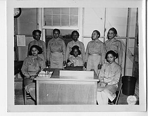 1st sgt. and non-coms of the African-American WACs - DPLA - 138f663cffe8a59287054d90b721d512 (page 1)