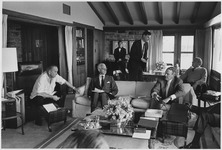 Advisors meeting at Camp David - NARA - 192569