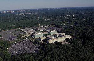 Aerial view of CIA headquarters, Langley, Virginia 14762v