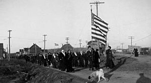 Ahmeek 1913 parade