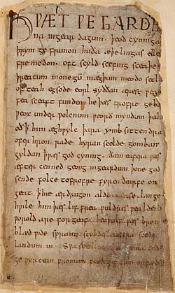 Beowulf Cotton MS Vitellius A XV f. 132r.jpg