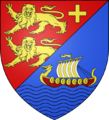 Blason ville fr Hermanville-sur-Mer (14)
