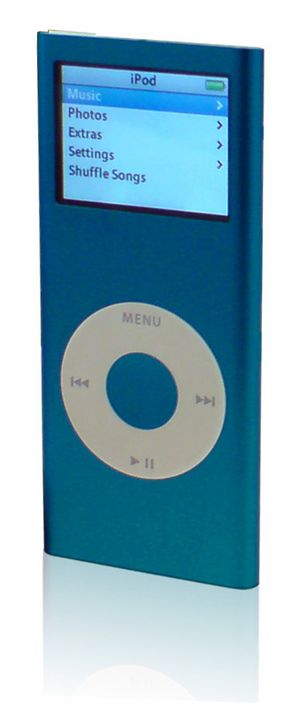 Blue iPod Nano