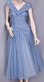 Blue nylon ball gown 2007.154