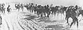 British Troops on the march in the desert c1916 (National Army Museum)
