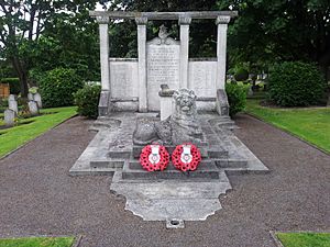 Bromhead memorial with wreaths 2