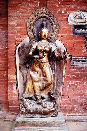 Buddha on street. Kathmandu. 1979. Lo-res