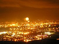 Carnmoney Hill by night