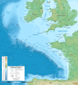 Celtic Sea and Bay of Biscay bathymetric map-en.svg