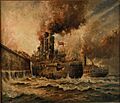 Charles John De Lacy - HMS 'Vindictive' at Zeebrugge, 23 April 1918