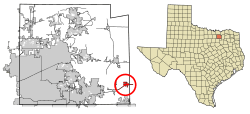 Location of Josephine in Collin County, Texas