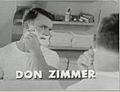 Don Zimmer shaving