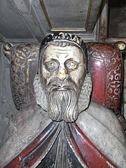 Effigy of John Still at his tomb in Wells Cathedral, Somerset, UK - 20100930