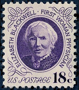 Elizabeth Blackwell, 18c stamp