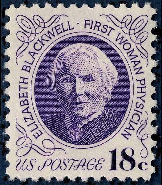 Elizabeth Blackwell, 18c stamp