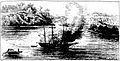 Episódios da Campanha do Sul. O vapor Jequitinhonha, incendiado pelo guardião do Amazonas Pedro Tape.