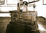 FG Keller's original grinding machine - Museum (Germany)
