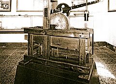 FG Keller's original grinding machine - Museum (Germany)