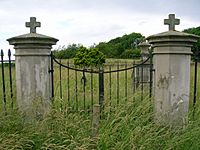 Fairfield Cemetery gates, Monkton, Ayrshire.
