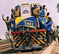 First train in Kindu, DRC
