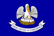 Flag of Louisiana (2006–2010).svg