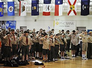 Fort Meade hosts Boy Scouts STEM day